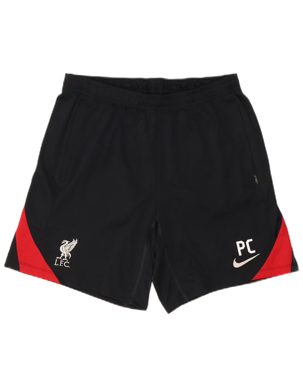 Nike Herre Liverpool grafiske sportsshorts Large Black Colourblock Polyester