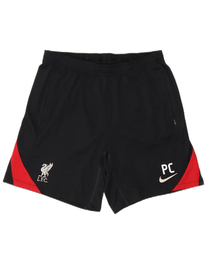Nike Herre Liverpool grafiske sportsshorts Large Black Colourblock Polyester