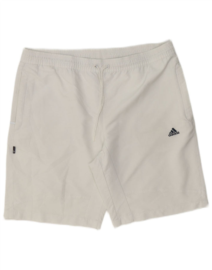 Adidas Herre Sportshorts Medium White Polyester