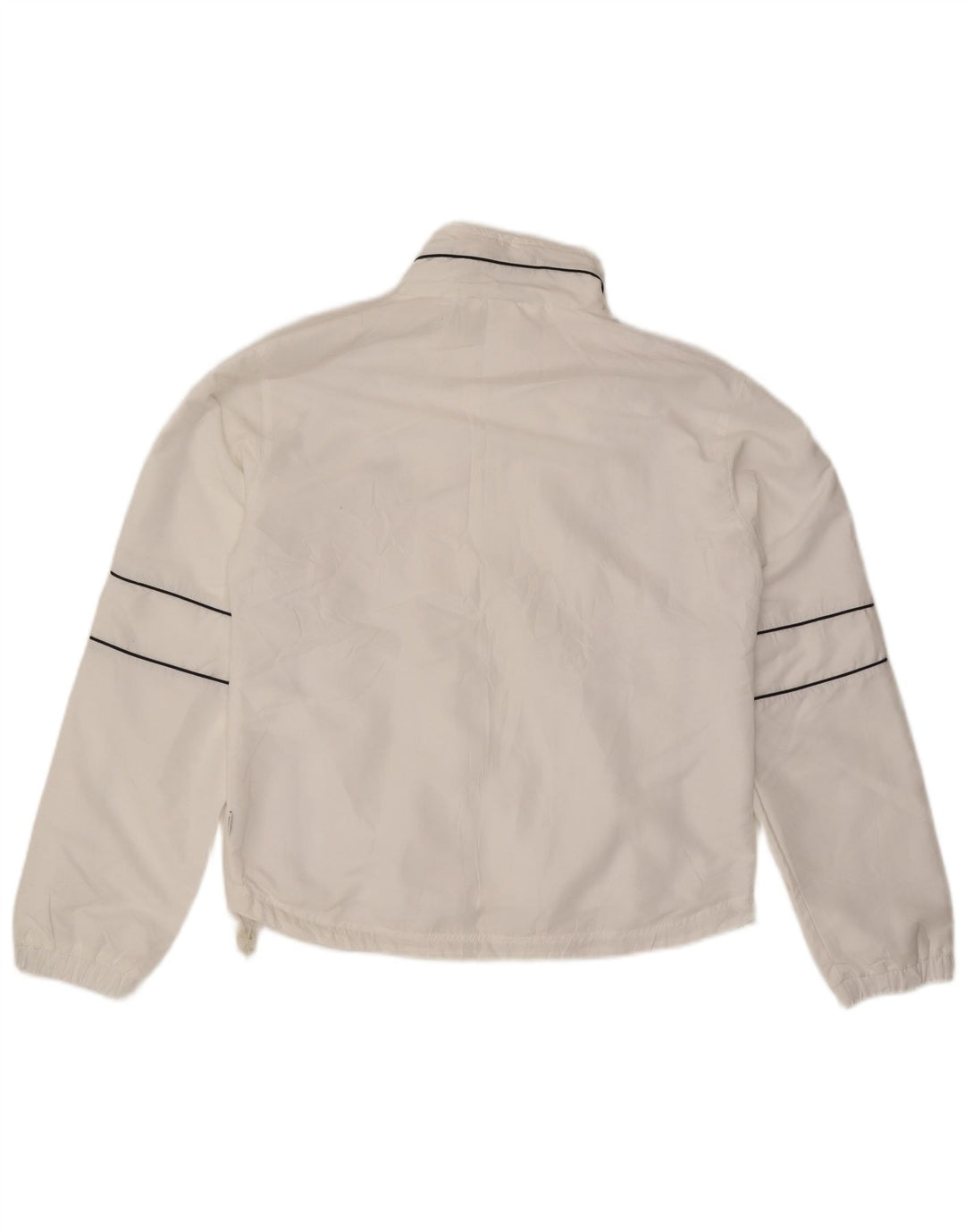 Fila træningsdragt topjakke til kvinder UK 16 Stor hvid polyester