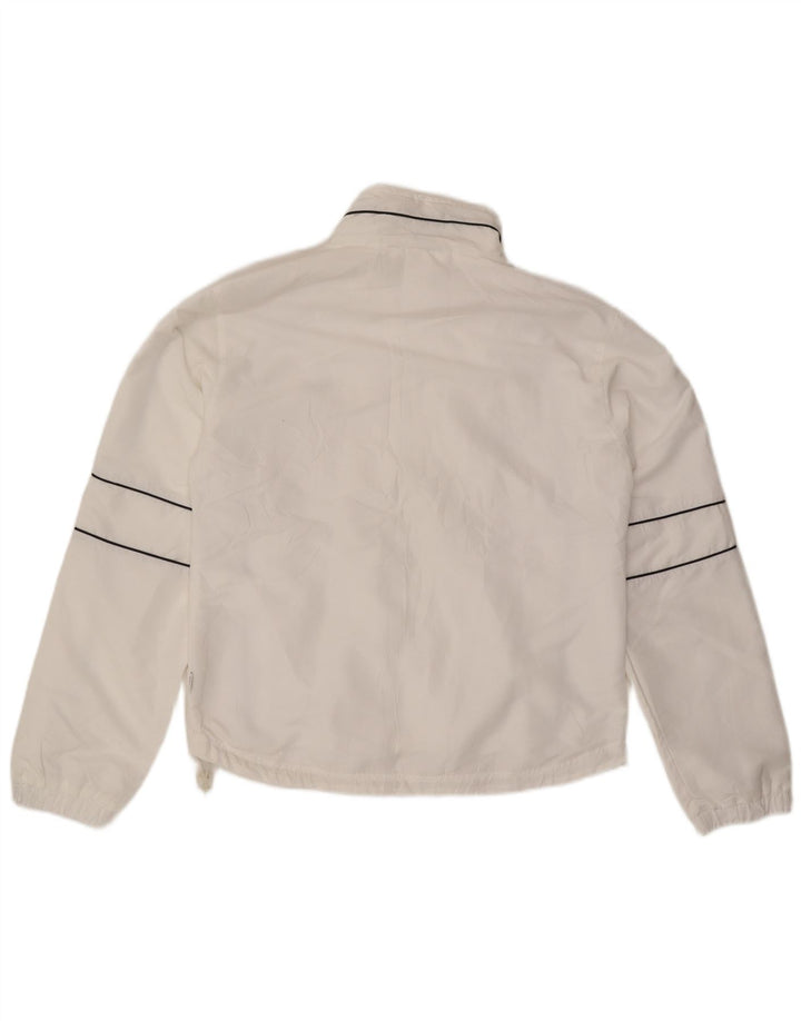 Fila træningsdragt topjakke til kvinder UK 16 Stor hvid polyester