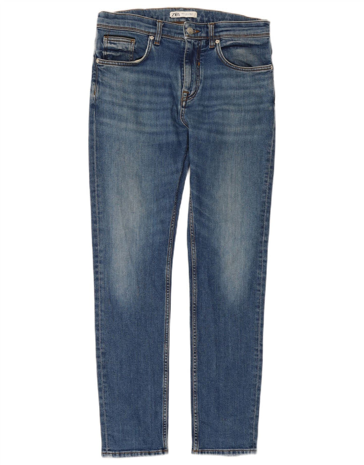 ZARA Mens Slim Jeans EU 42 Large W32 L30 Blue