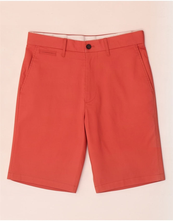 Marks & Spencer Herre Regular Chino Shorts W30 Medium Orange Bomuld