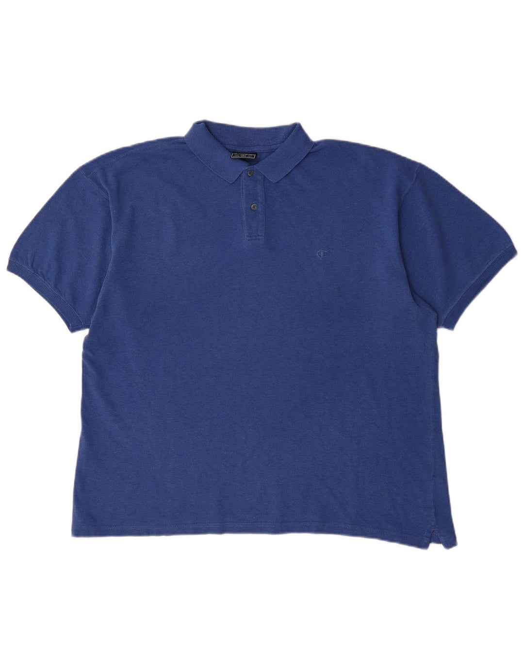 Champion herre poloshirt XL blå bomuld