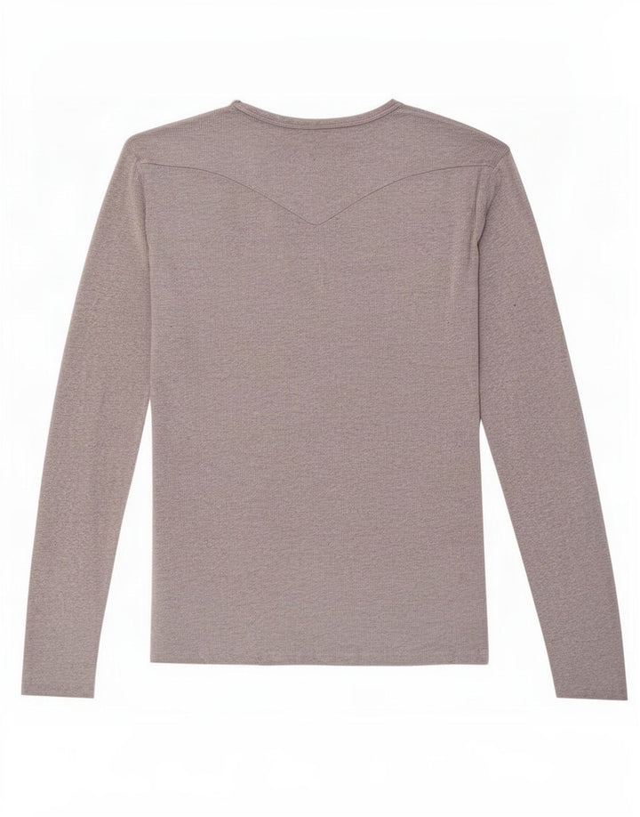 Levi's Herre Slim Fit Top Langærmet Stor Grå Flecked