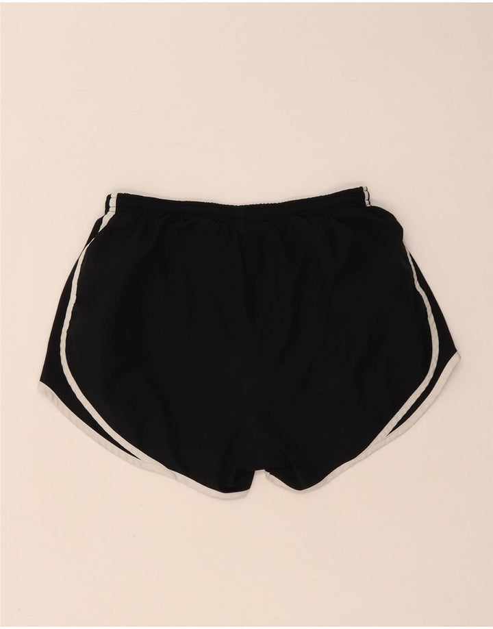 Nike Dame Dri Fit Sports Shorts UK 12 Medium Sort Polyester