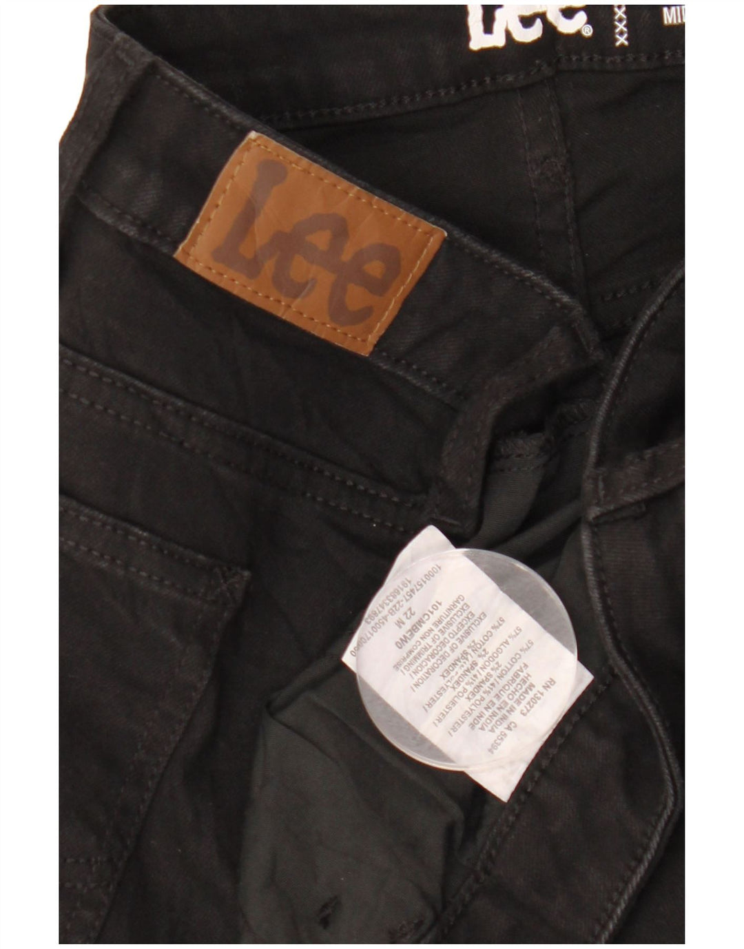 Lee Womens Regular Fit Mid Rise Bootcut Jeans US 22 3XL W44 L31 Black