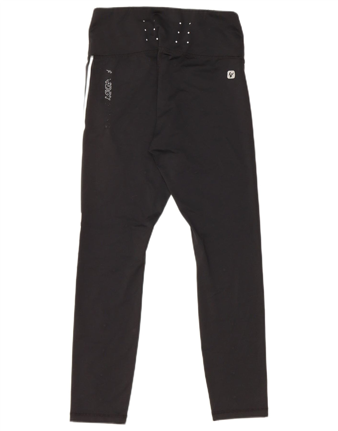 FREDDY Womens Graphic Leggings UK 10 Small Black Polyester