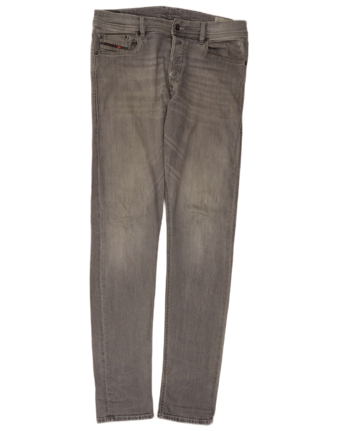 Diesel Herre Tepphar Carrot Slim Jeans W32 L32 Grå Bomuld