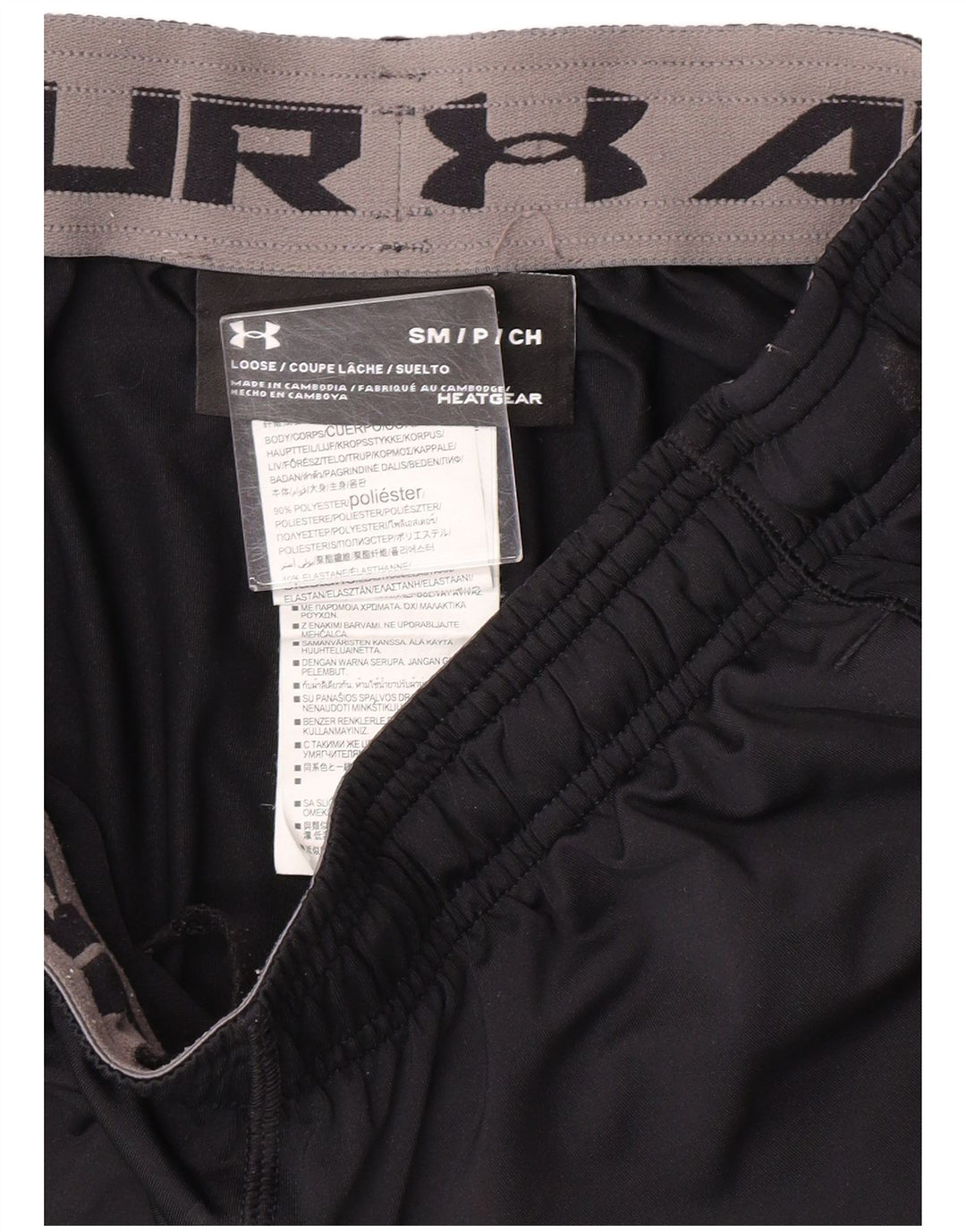 UNDER ARMOUR Sportsshorts til mænd Small Black Polyester Sports