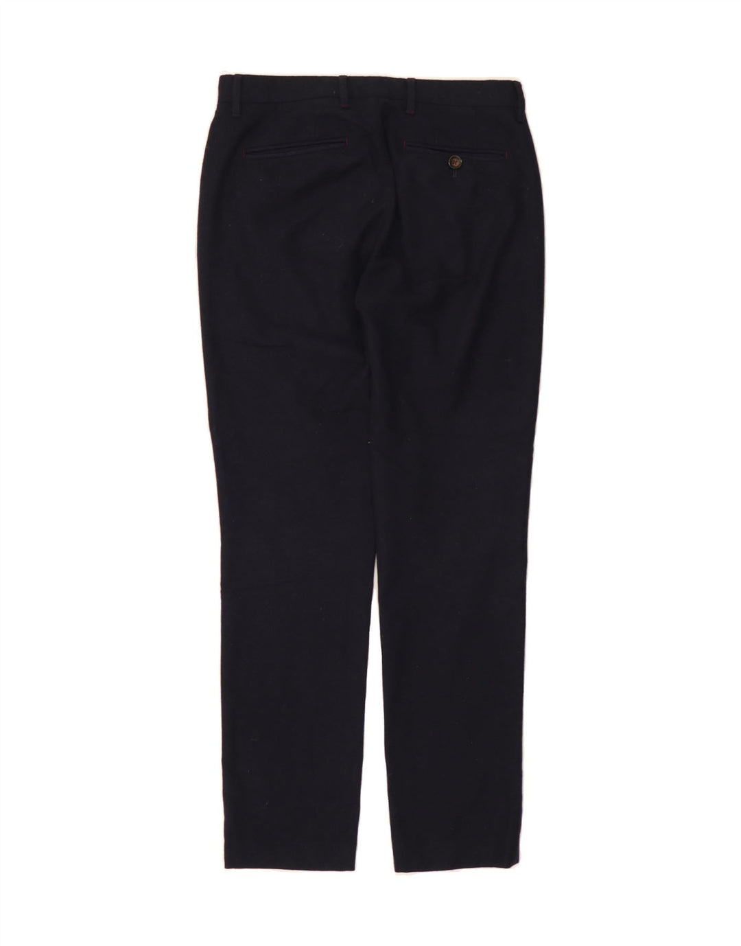 TED BAKER Mens Slim Suit Trousers W30 L32  Navy Blue Polyester Vintage Ted Baker and Second-Hand Ted Baker from Messina Hembry 