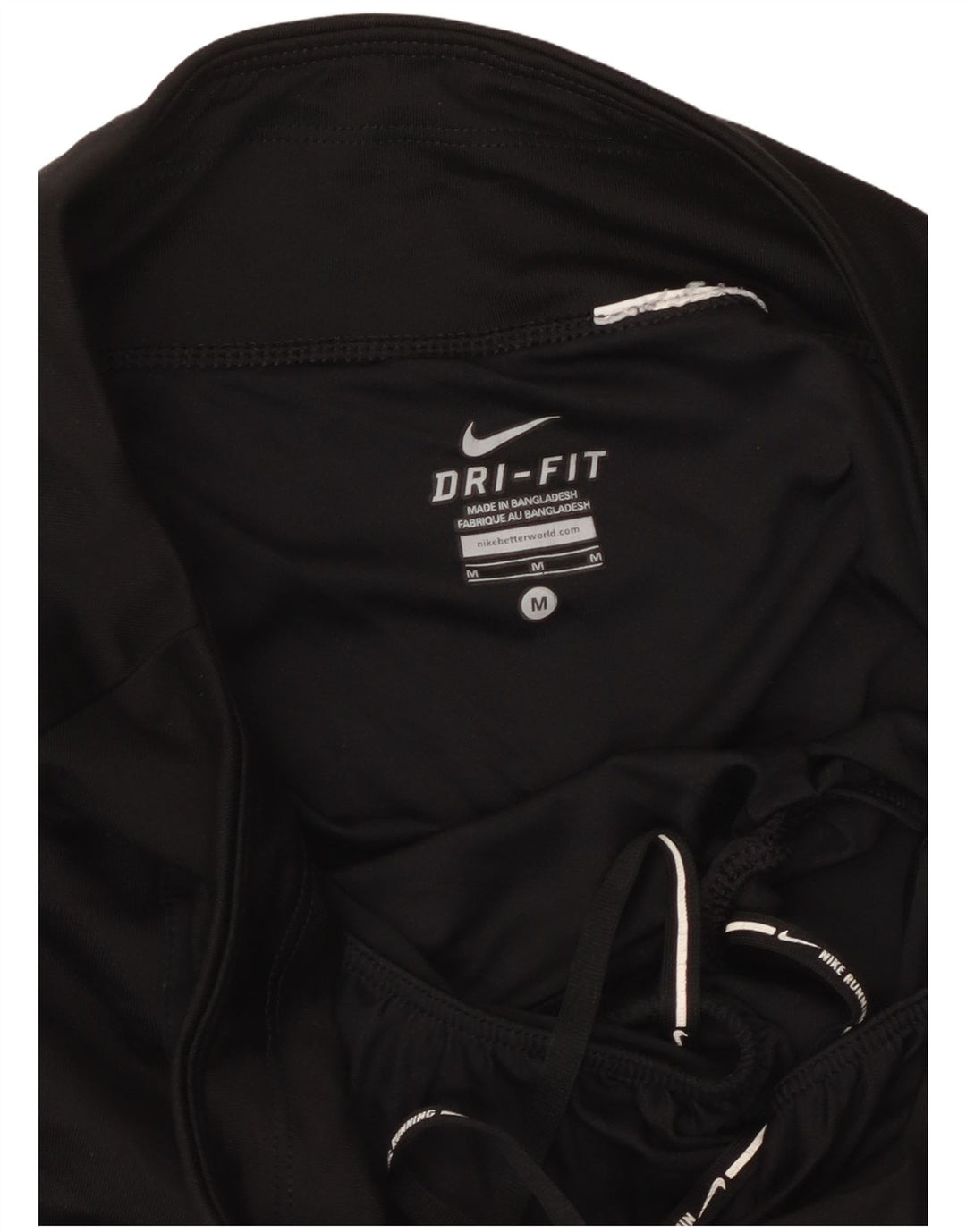 NIKE Dri Fit sportsshorts til kvinder UK 14 Medium Sort