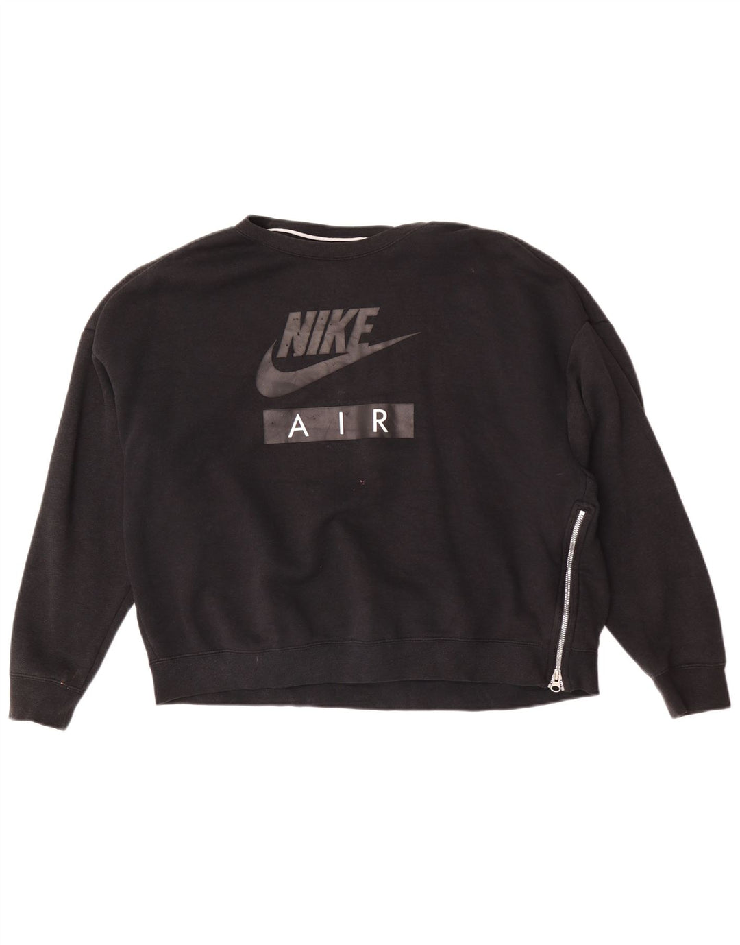 Nike Dame Air Graphic Oversized Sweatshirt Jumper UK 16 Large Sort