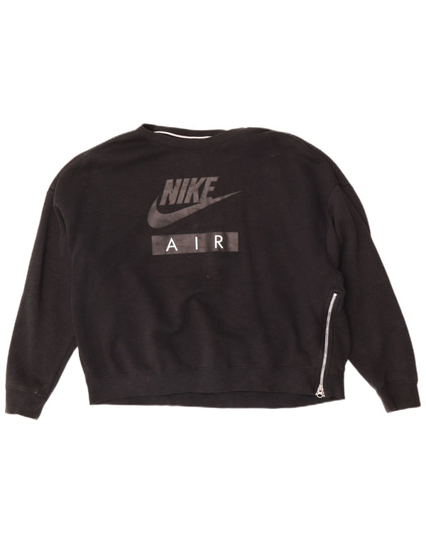 Nike Dame Air Graphic Oversized Sweatshirt Jumper UK 16 Large Sort