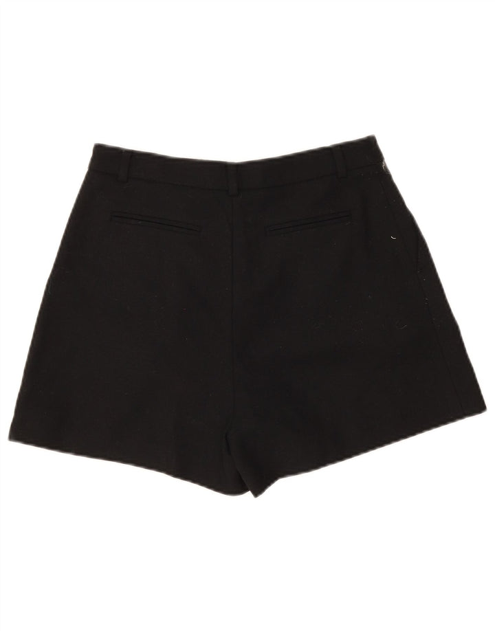 Lazzari Womens Pegged Casual Shorts EU 40 Medium W28 Black Virgin Wool