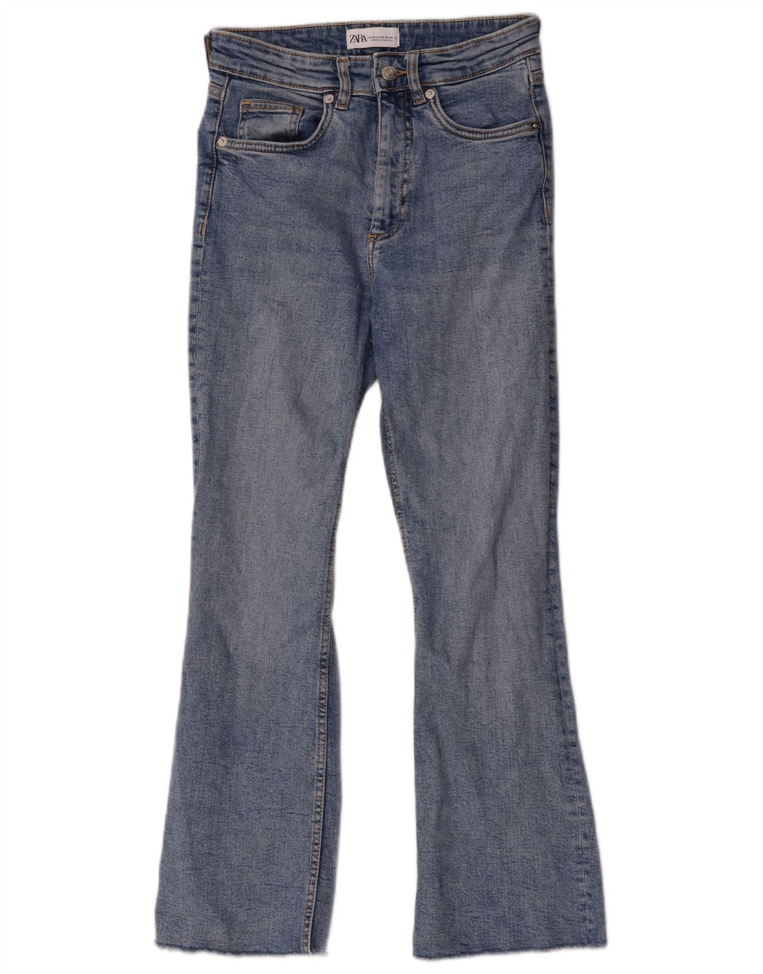 Zara Dame Bootcut Jeans EU 36 XS W26 L26 Blå