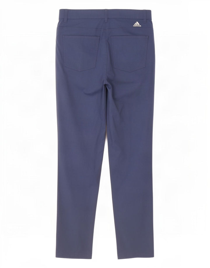 Adidas Slim Casual Bukser til mænd W32 L30 Blå polyamid