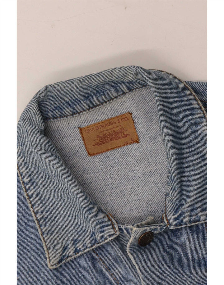 Levi's Herre denimjakke UK 40 Large Blue