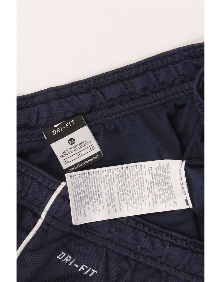Nike herre Dri Fit sportsshorts XL marineblå polyester