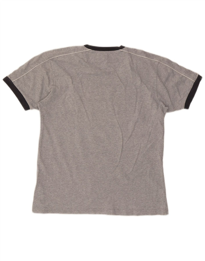 Champion Herre T-Shirt Top Medium Grå Colourblock