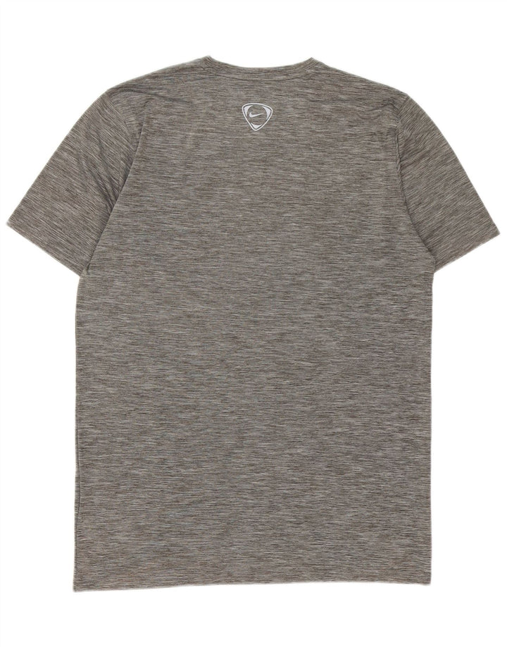 Nike Herre Dri Fit T-shirt Top 3XL Grå Flecked Polyester