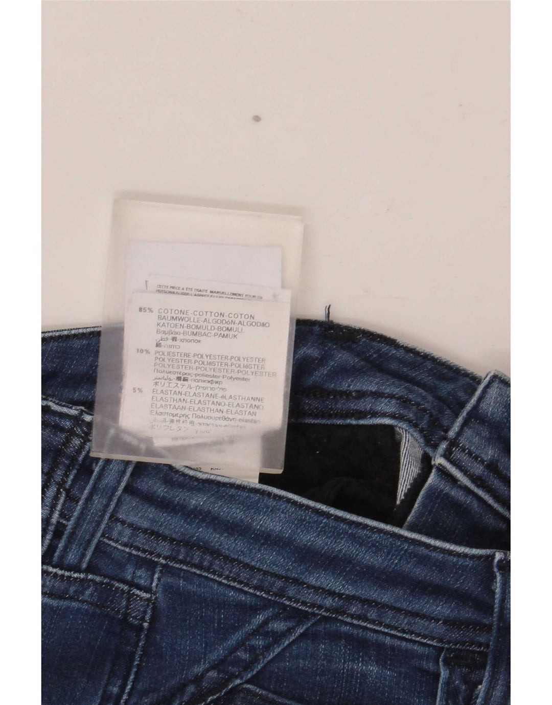 Replay Dame Pilar Slim Jeans W26 L28 Blå Bomuld