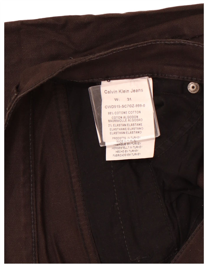 Calvin Klein Bermuda Shorts til kvinder W31 Medium Brun Bomuld