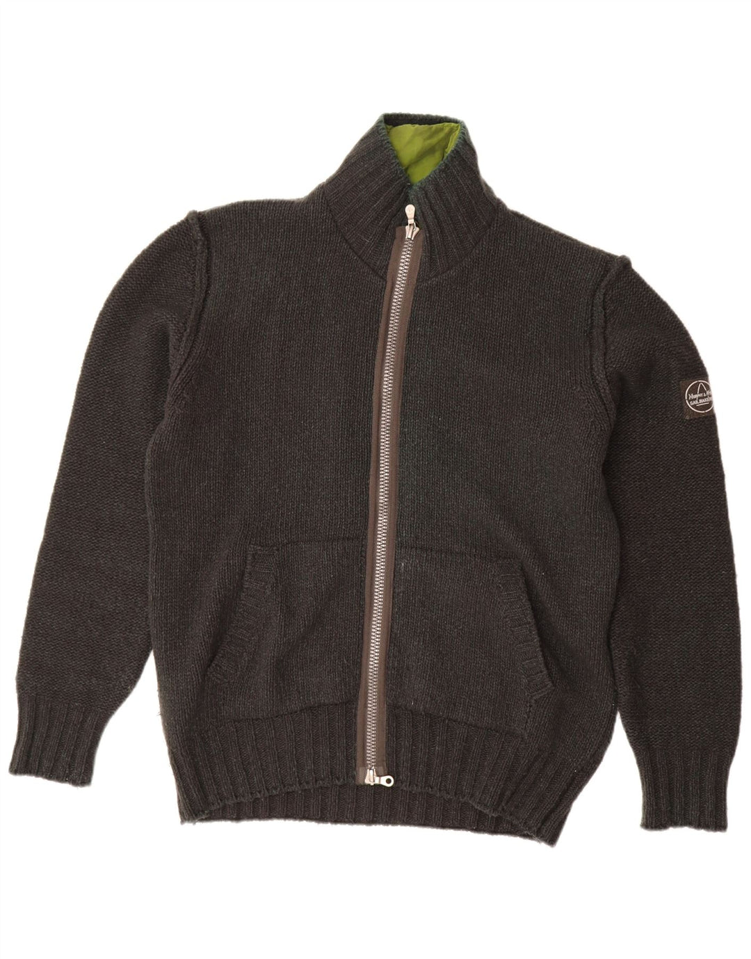 MURPHY & NYE Herre Sailmakers Cardigan Sweater XL Grå Uld