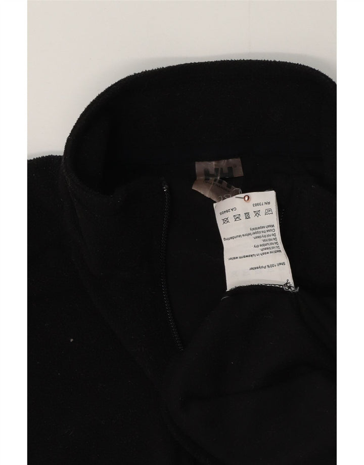 HELLY HANSEN Fleecetrøje med lynlås til mænd Medium Sort Polyester