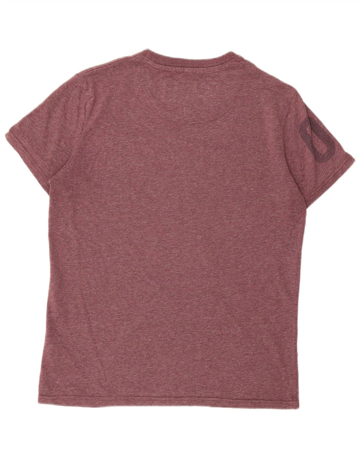 Superdry Grafisk T-shirt top til mænd XL rødbrun bomuld