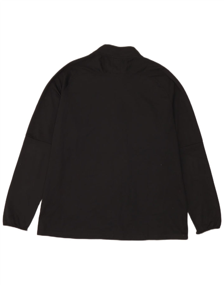 Nike Herre Dri Fit træningsdragt topjakke 2XL sort polyester