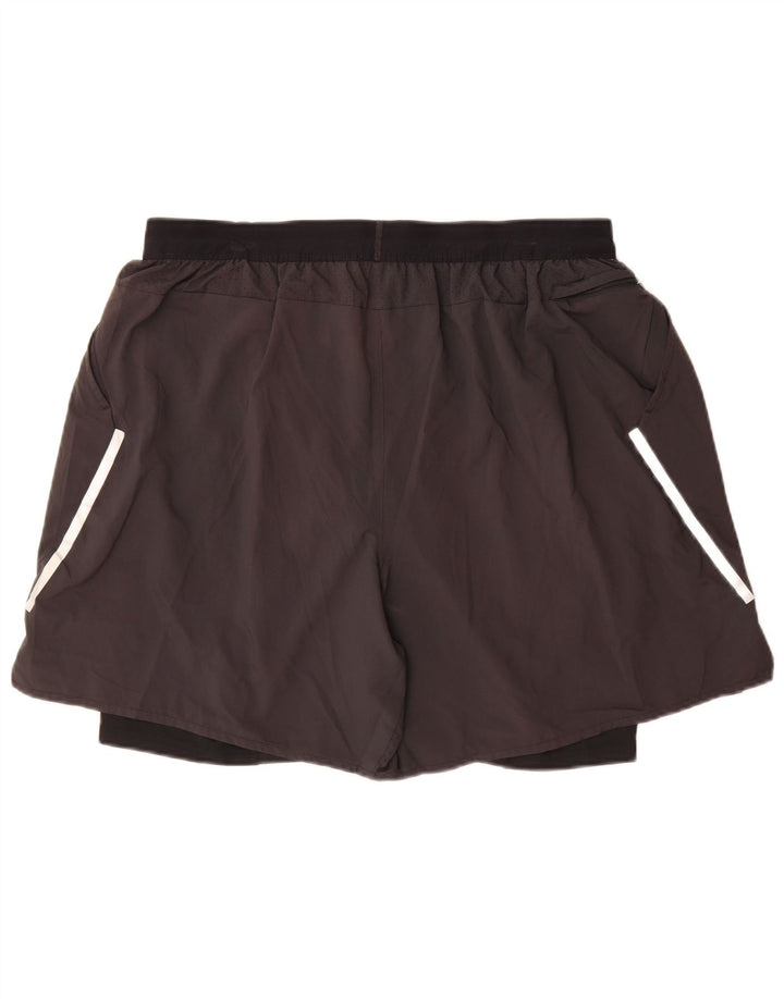 Nike Dame Dri Fit sportsshorts UK 20 2XL Grå Polyester