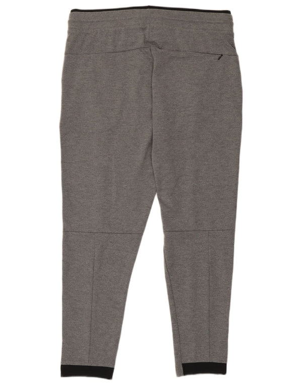 Zara Træningsdragtsbukser til kvinder UK 18 XL Grå Colourblock Polyester