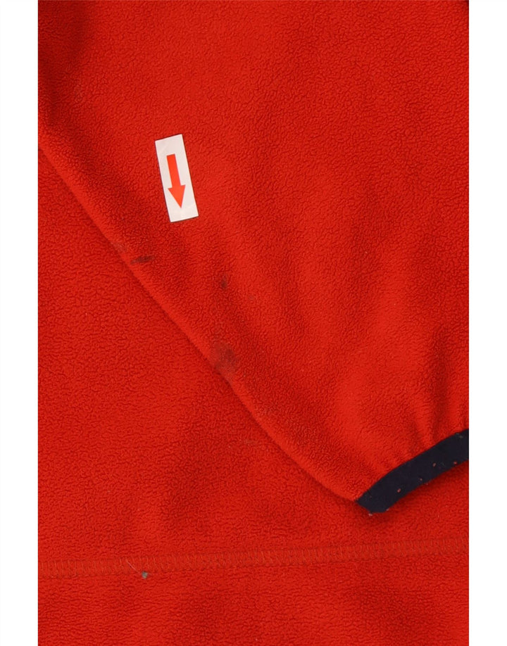 Asics Fleece Jumper med lynlås til kvinder Medium Rød Polyester