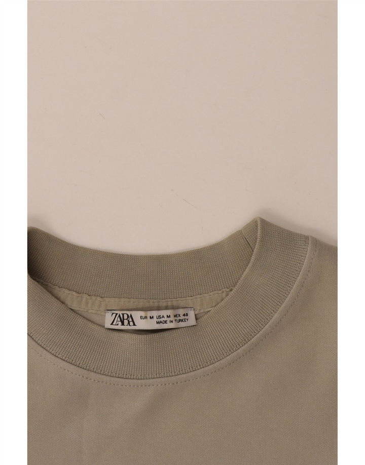 ZARA T-shirt top mellem grå til mænd