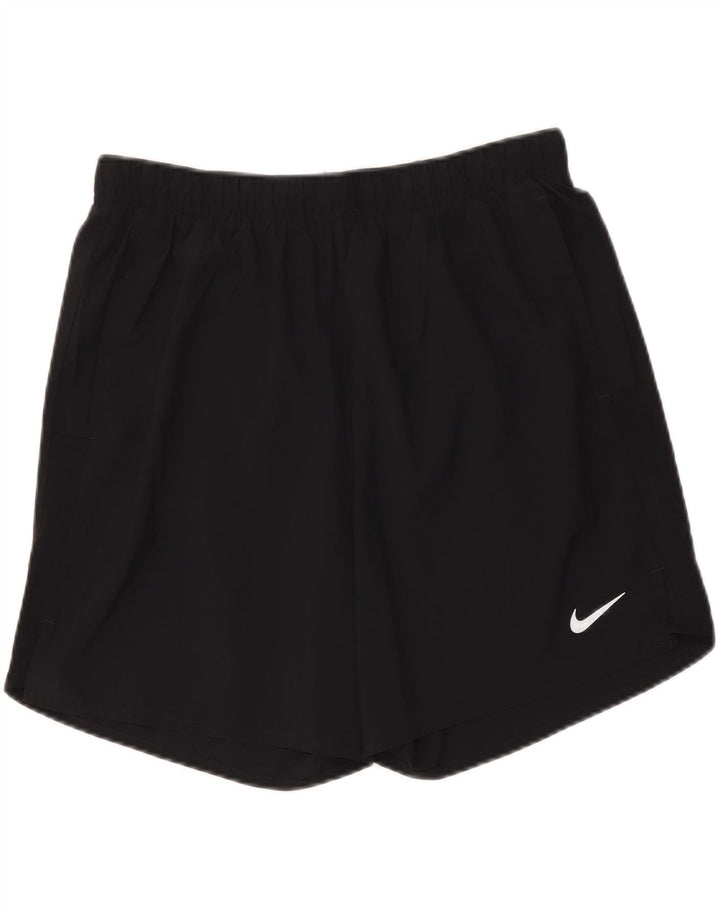 Nike Herre Dri Fit sportsshorts, store sorte polyester