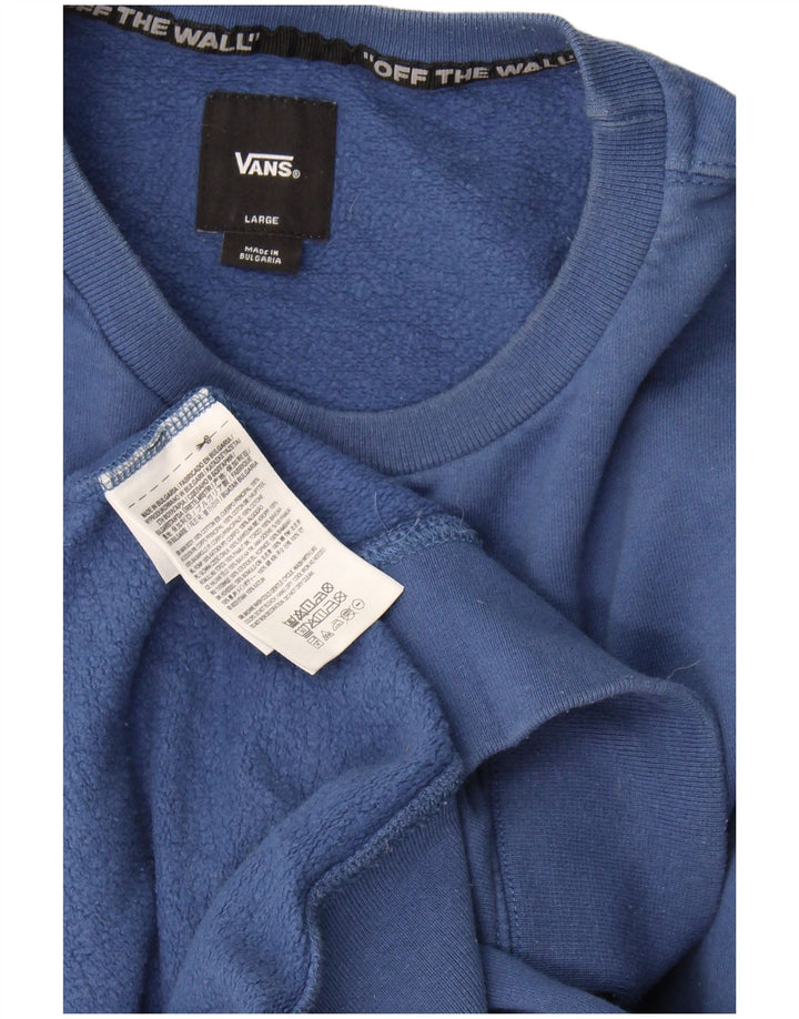 Vans Tall Sweatshirt Jumper Stor Blå Bomuld