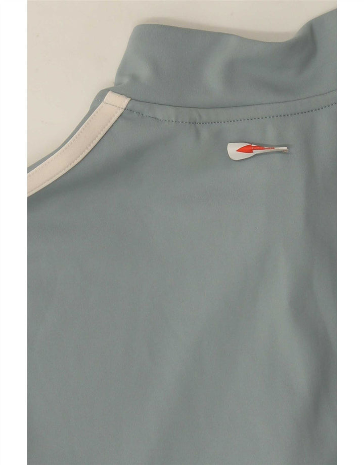Adidas Dame Aeroready Pullover med lynlås-hals Træningsdragt Top UK 16/18 Large Blue