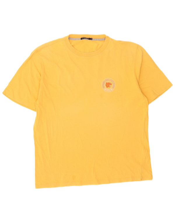Marina Yachting Herre Grafisk T-Shirt Top XL Gul Bomuld