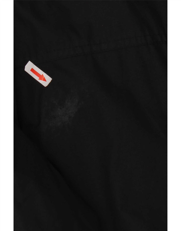 Columbia Herre Grafisk Hætte Anorak Jakke UK 38 Medium Sort Nylon
