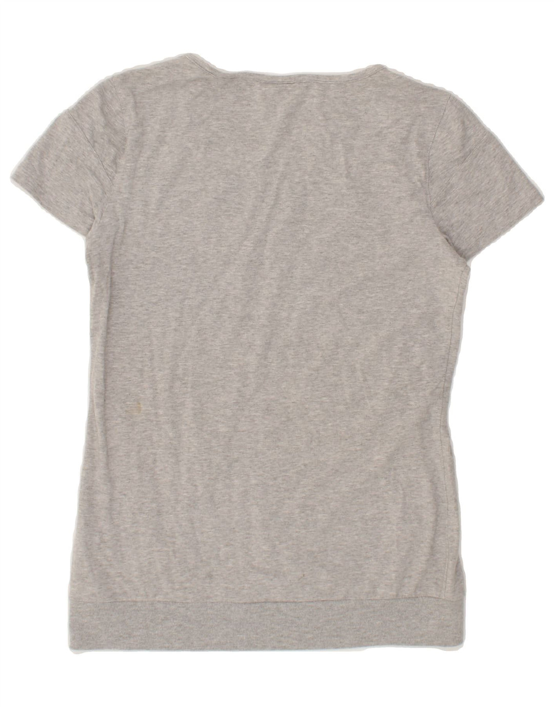 ADIDAS Womens Graphic T-Shirt Top UK 14 Medium  Grey Cotton Vintage Adidas and Second-Hand Adidas from Messina Hembry 