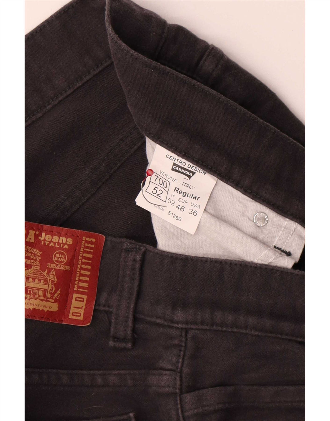 Carrera Mens 700 Regular Casual Bukser W36 L32 Grå Bomuld
