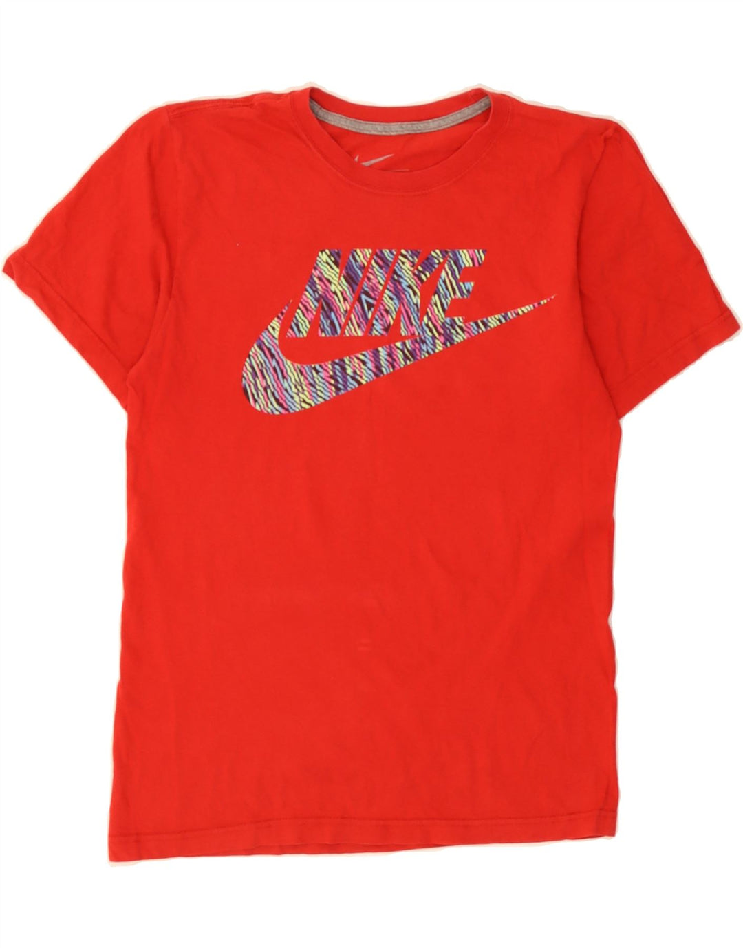 NIKE Mens Regular Fit Graphic T-Shirt Top Small Red Cotton Vintage Nike and Second-Hand Nike from Messina Hembry 