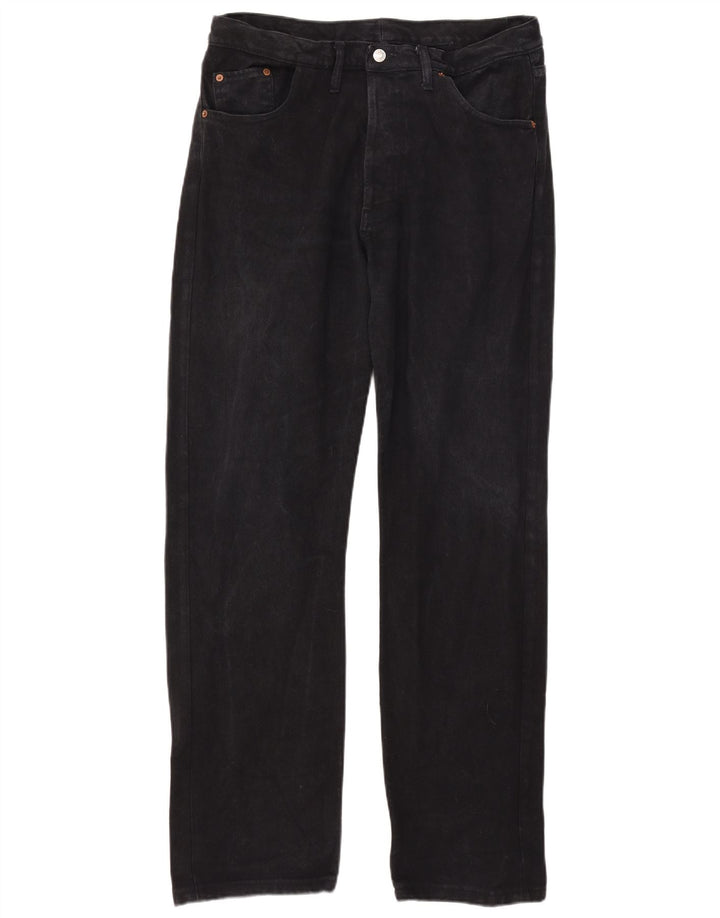 Levi's Herre 501 lige jeans W38 L32 sort bomuld
