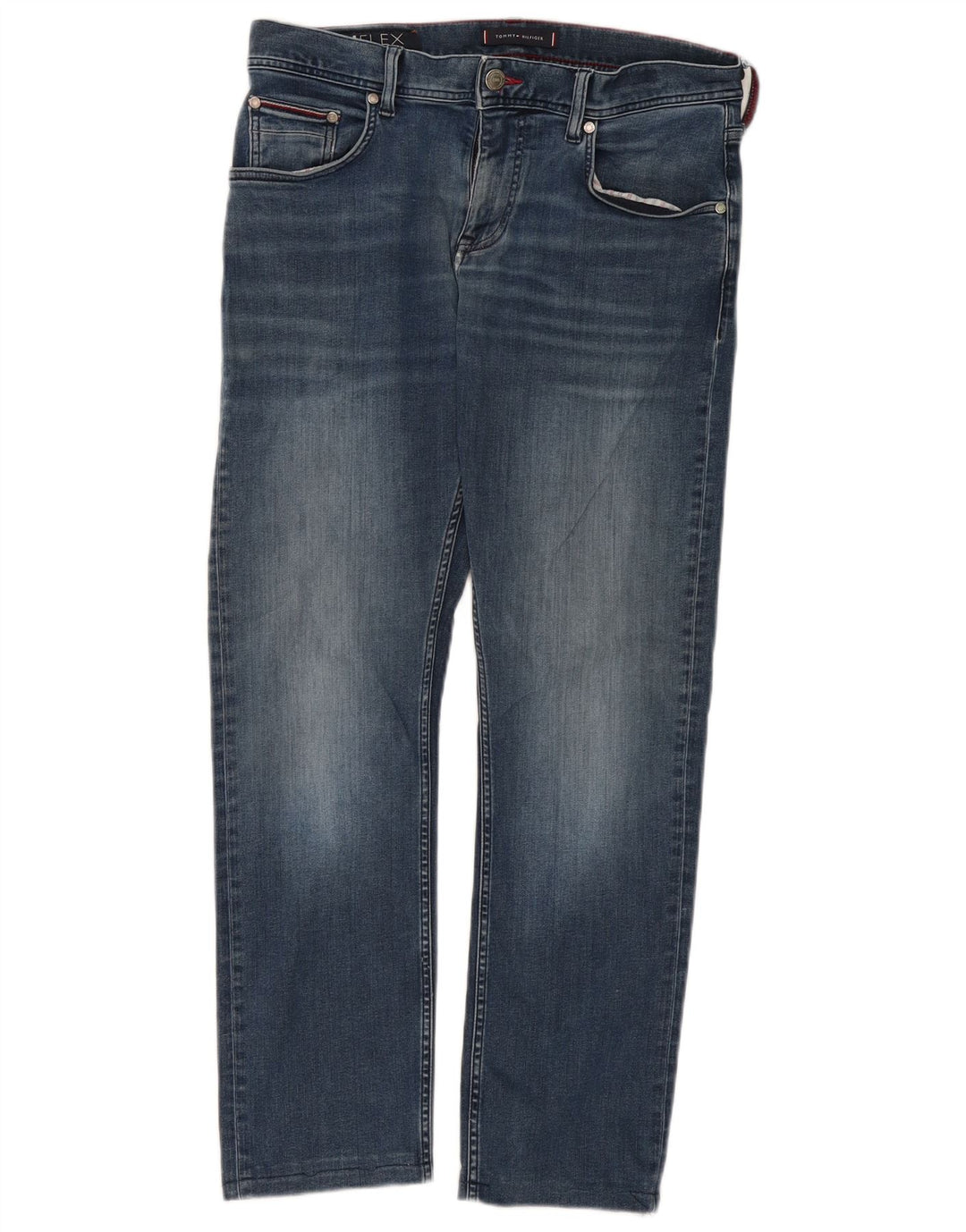 Tommy Hilfiger Dame Bleecker Stretch Slim Jeans W31 L28 Blå Bomuld