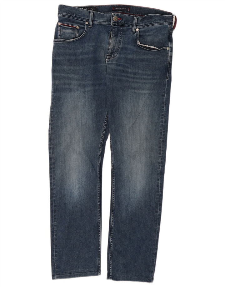 Tommy Hilfiger Dame Bleecker Stretch Slim Jeans W31 L28 Blå Bomuld