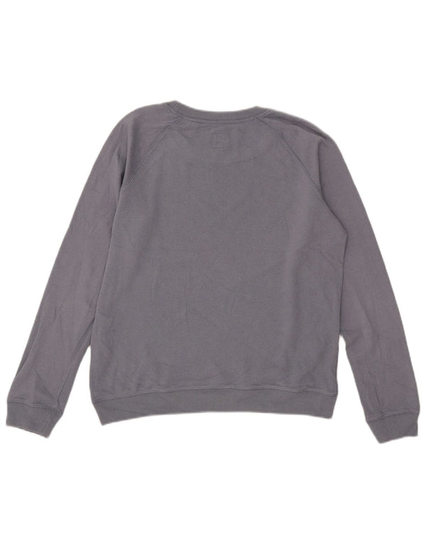 Jack Wills Dame Oversized Sweatshirt Jumper UK 10 Small Blue