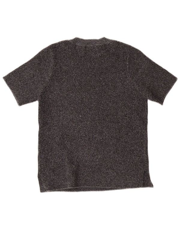 ZARA Womens Crop T-Shirt Top UK 8 Small Grå