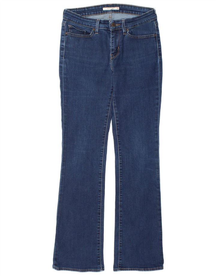 LEVI'S Dame 715 Bootcut Jeans W28 L32 Blå Bomuld