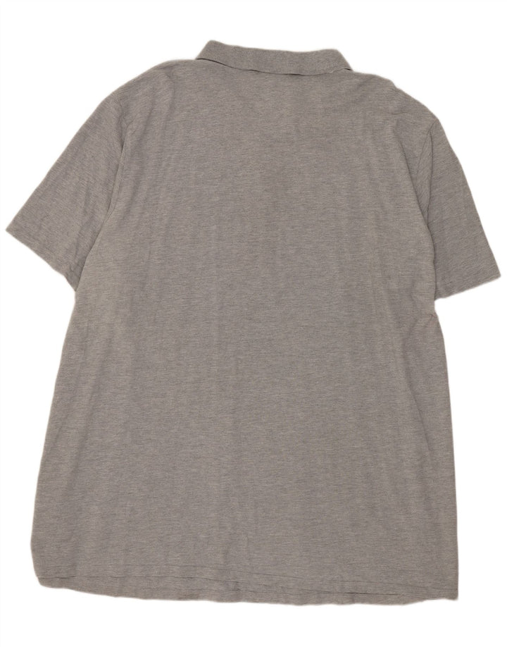 Jack & Jones herre poloshirt 6XL grå bomuld
